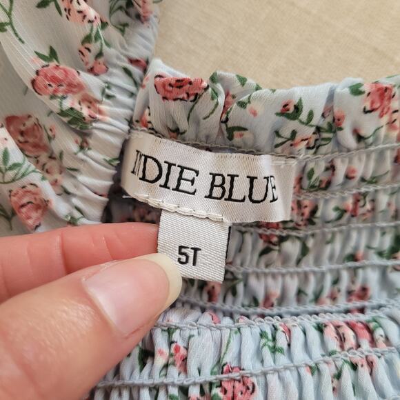 Indie Blue Floral Dress - Picture 6 of 8